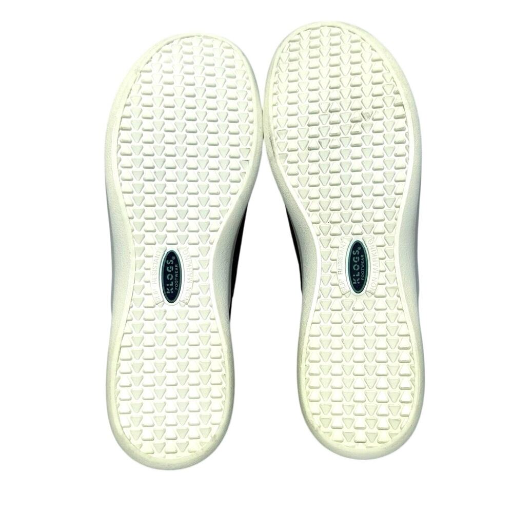 Klogs Women's Leena Slip On Shoes Leather Navy Iridescent Heart Dot Print 11 - Picture 7 of 8